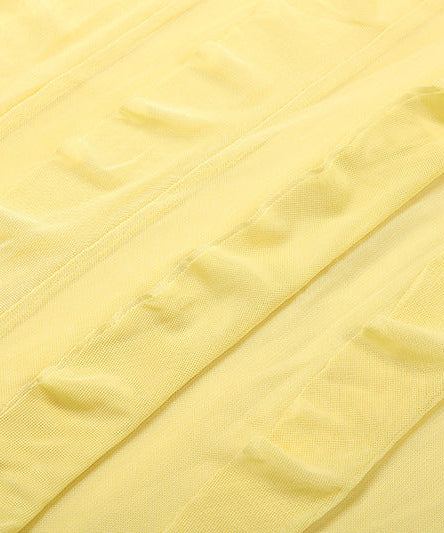 Vibrant Yellow Ruffle Halter Maxi Dress – Your Perfect Resort Getaway & Special Occasion Statement