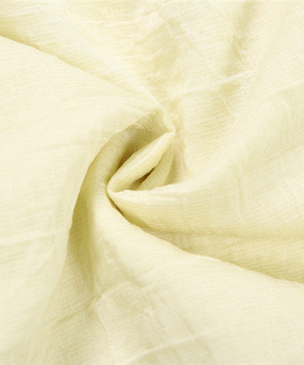 Effortless Fall Radiance: Boho Chic Ruffled Halter Maxi Dress with Floral Appliqué - Pale Yellow Perfection