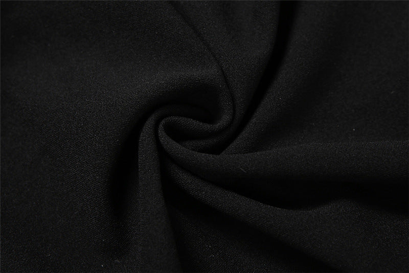 The Enchant Black One-Shoulder Maxi Dress - Elegant Fall & Holiday Gala Gown with Floral Detail