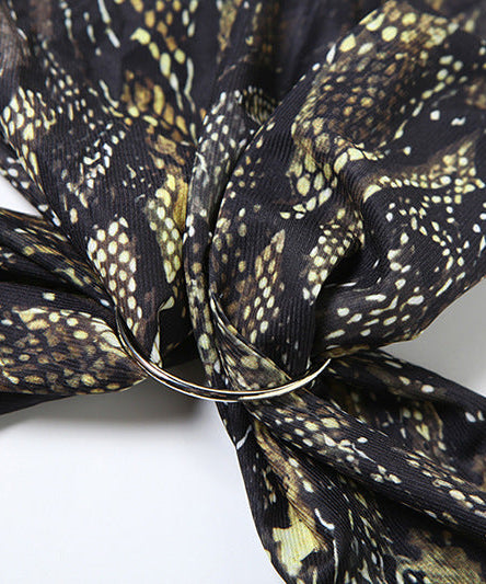 Golden Serpent O-Ring Halter Crop Top – Daring Fall Nights & Glam Getaways