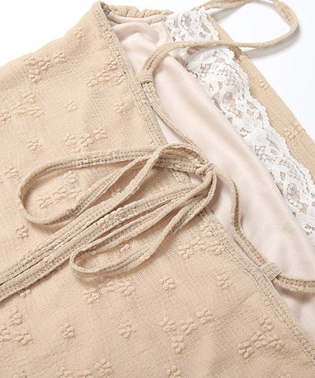 Effortless Elegance: Blush Pink Cowl Neck Maxi Slip Dress with Delicate Lace Hem – Perfect for Fall Weddings & Luxe Getaways