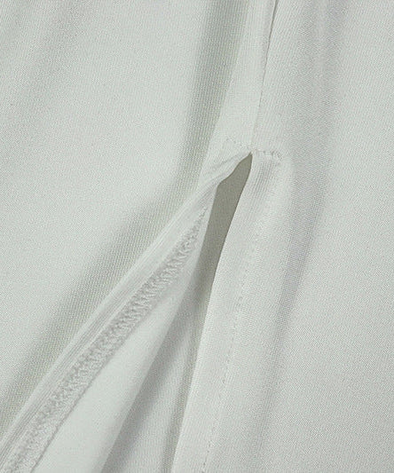 Sultry White Cut-Out Maxi Dress | Daring Slit & Bodycon Fit for Resort & Party