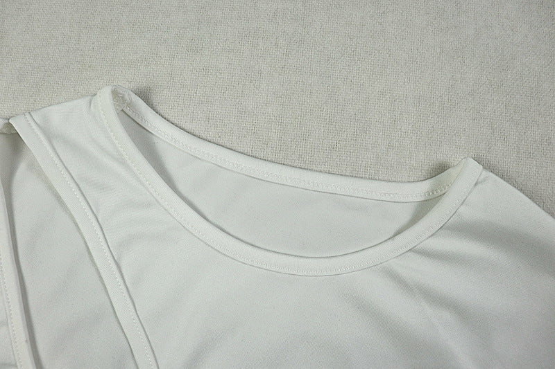 Sultry White Cut-Out Maxi Dress | Daring Slit & Bodycon Fit for Resort & Party