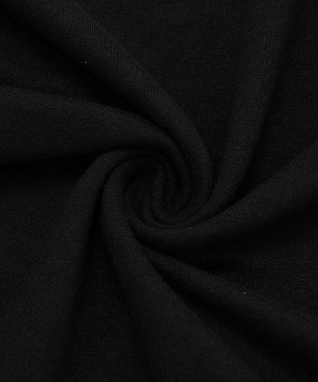 Grommet Glam: Edgy Black One-Shoulder Long Sleeve Top for Fall & Holiday Style