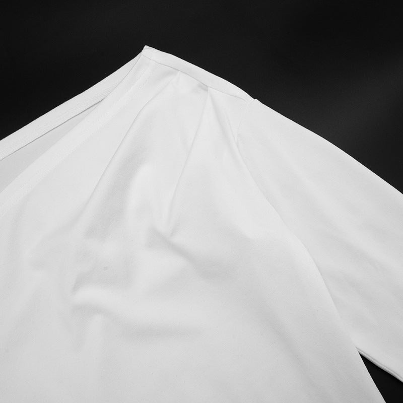 Effortless Chic: Black Off-Shoulder Knotted Long Sleeve Top for Fall & Holiday Style