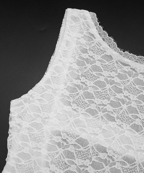 Chic Asymmetrical Lace One-Sleeve Top for Women | Perfect for Fall Parties & Date Nights