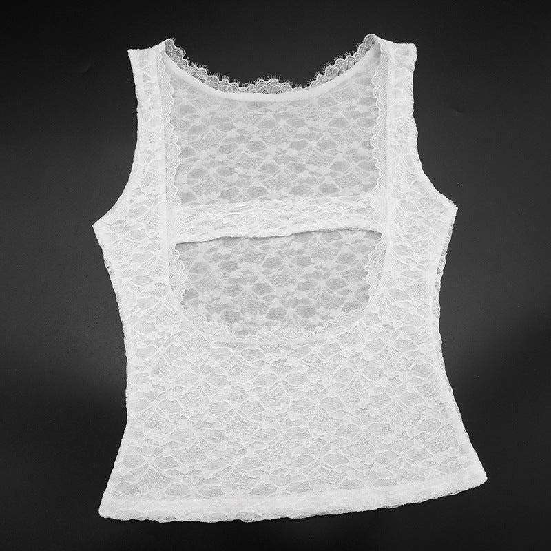 Chic Asymmetrical Lace One-Sleeve Top for Women | Perfect for Fall Parties & Date Nights