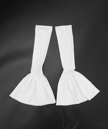 Ethereal White Off-Shoulder Maxi Dress: Bell Sleeves & Luxe Gold Neck Detail for Holiday Events