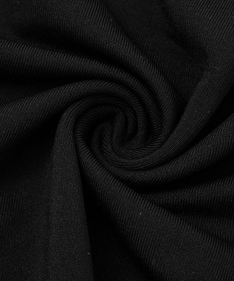 The 'Siren' Black Cut-Out Strapless Maxi Dress - Your Go-To for Fall Galas & Holiday Glam