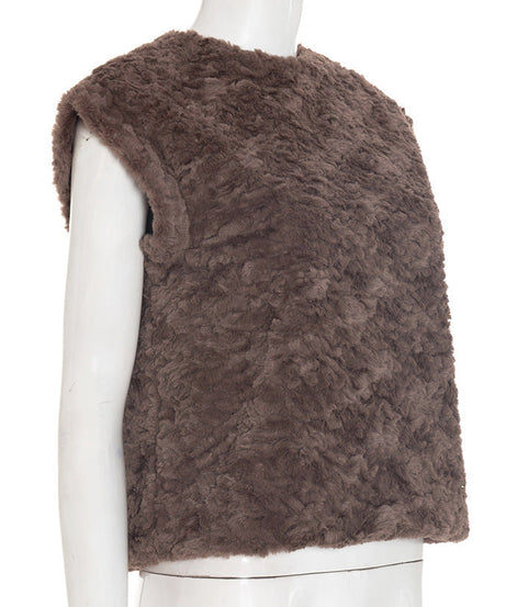 Cozy Chic Faux Shearling Cap Sleeve Top – Your Essential Fall & Winter Wardrobe Staple