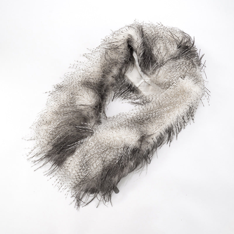 Glamorous Faux Fur Backless V-Neck Top | Luxe Fall & Winter Style for Her