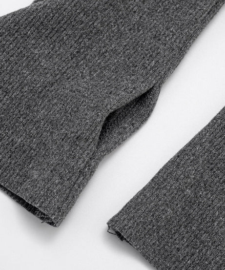 Sleek Mock Neck Ruched Mini Dress with Detached Arm Sleeves - Chic Fall Party & Date Night Essential