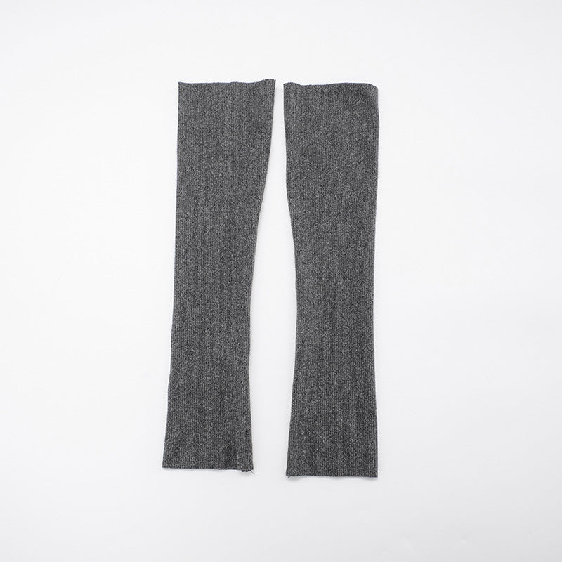 Sleek Mock Neck Ruched Mini Dress with Detached Arm Sleeves - Chic Fall Party & Date Night Essential