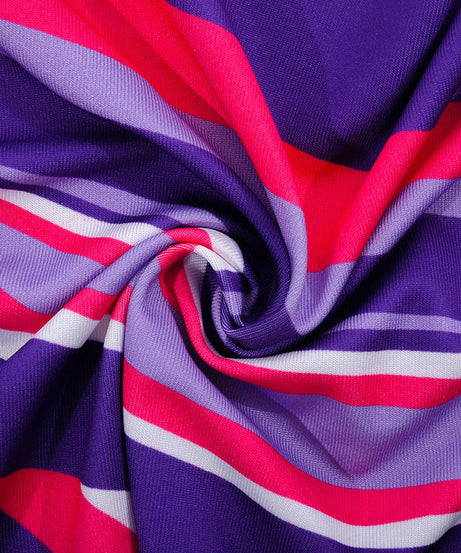 Radiant Sunset Striped Halter Crop Top & Ruched Mini Skirt Set - Your Ultimate Warm Weather Getaway Outfit