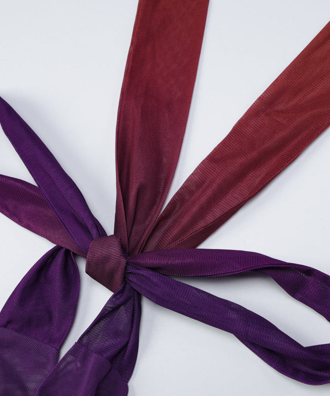 Effortless Chic: Cowl Neck Halter & Vibrant Mesh Maxi Skirt Set - Your Statement for Fall Getaways & Holiday Events