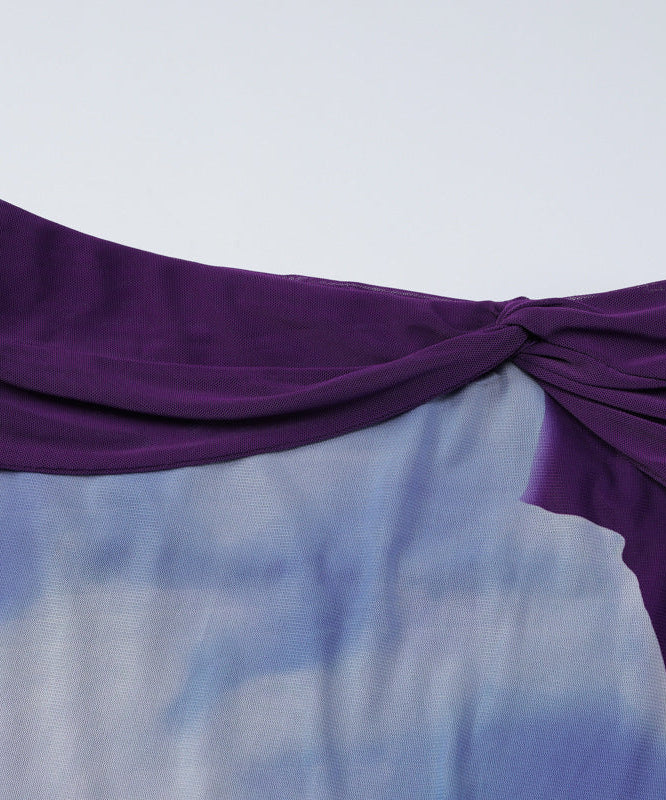 Effortless Chic: Cowl Neck Halter & Vibrant Mesh Maxi Skirt Set - Your Statement for Fall Getaways & Holiday Events