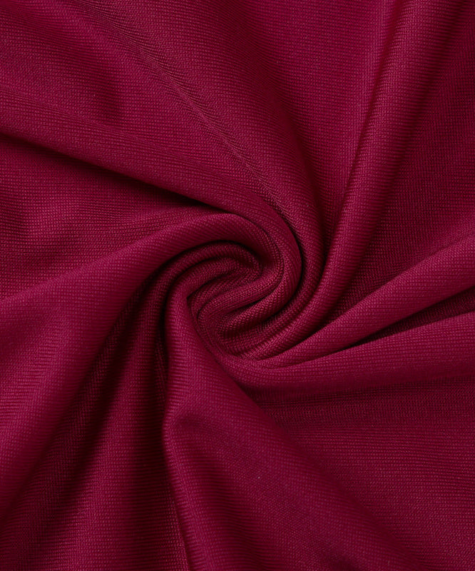 Sultry Burgundy Halter Ruched Mini Dress with Tassel Hem | Fall & Holiday Party Perfect