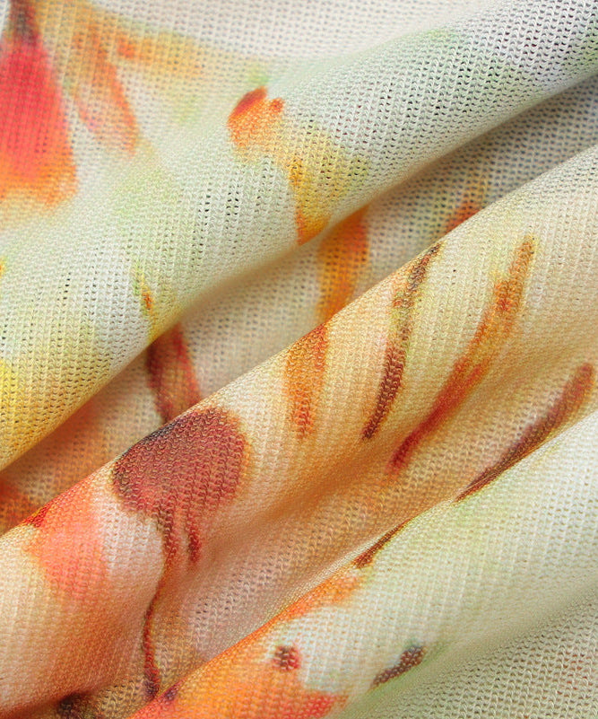 Chic Halter Neck Orchid Print Mini Dress – Your Essential Resort & Holiday Getaway Style