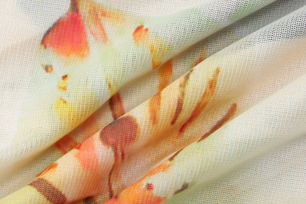 Chic Halter Neck Orchid Print Mini Dress – Your Essential Resort & Holiday Getaway Style