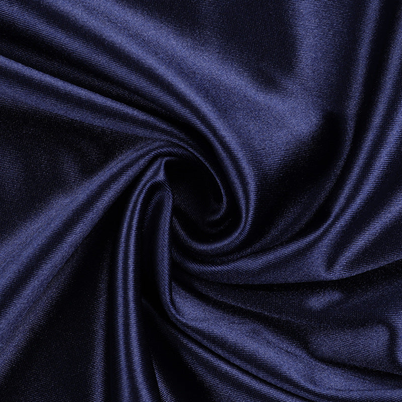 Stunning Navy Blue Halter Mermaid Gown - Your Elegant Choice for Holiday Parties & Formal Events