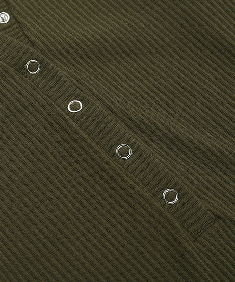 Cozy Chic Olive Ribbed Knit Henley Mini Dress - Your Fall & Winter Style Essential