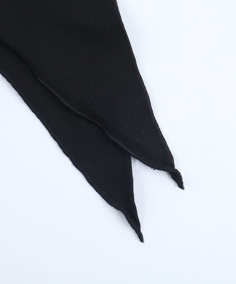 Edgy Goth Harness Long Sleeve Top | Spooky Season & Fall Fashion