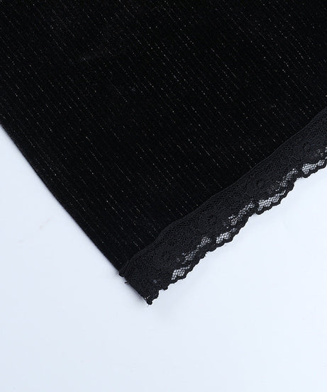 Mystical Gothic Velvet Cheongsam Maxi Dress with Lily Embroidery - Hauntingly Elegant for Halloween & Fall Soirees