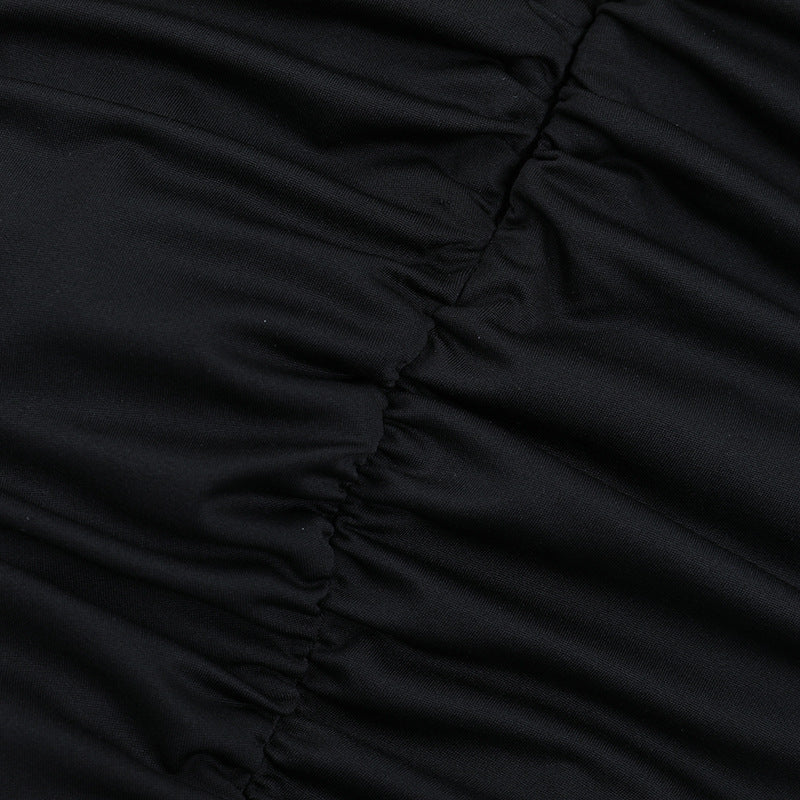 Chic Black Lace Keyhole Bodycon Mini Dress - Perfect for Fall Nights Out & Holiday Parties