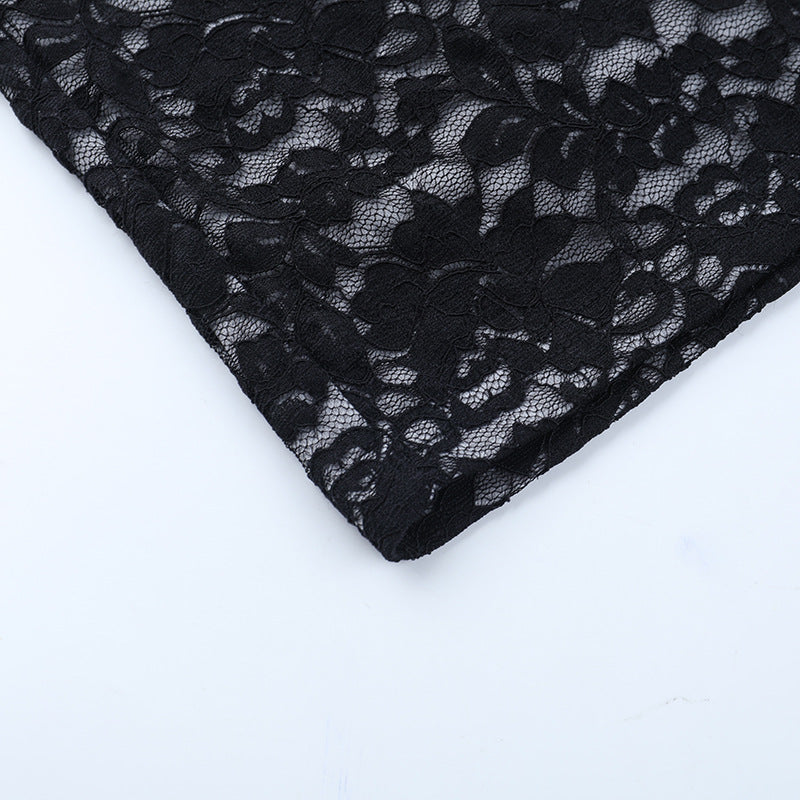 Chic Black Lace Off-Shoulder Bodycon Mini Dress | Fall & Holiday Party Ready