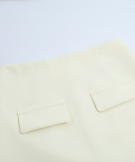 Elegant Ivory Peplum Skirt Suit Set – Your Fall & Holiday Professional Power Look