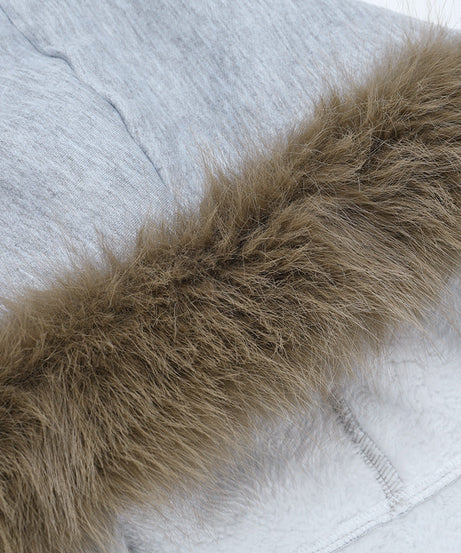 Cozy Chic Faux Fur Lined Zip-Up Hoodie – Your Essential Fall & Winter Comfort