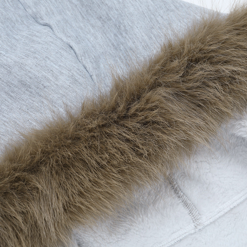 Cozy Chic Faux Fur Lined Zip-Up Hoodie – Your Essential Fall & Winter Comfort