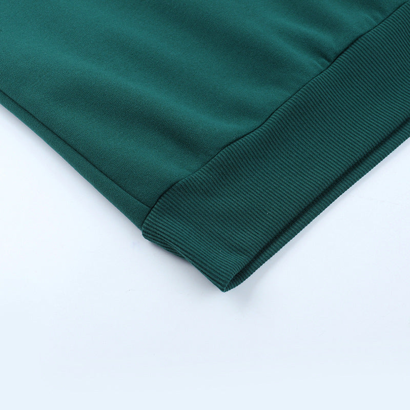 Chic Forest Green Bow Back Sweatshirt - Cozy Fall & Holiday Essential for Women