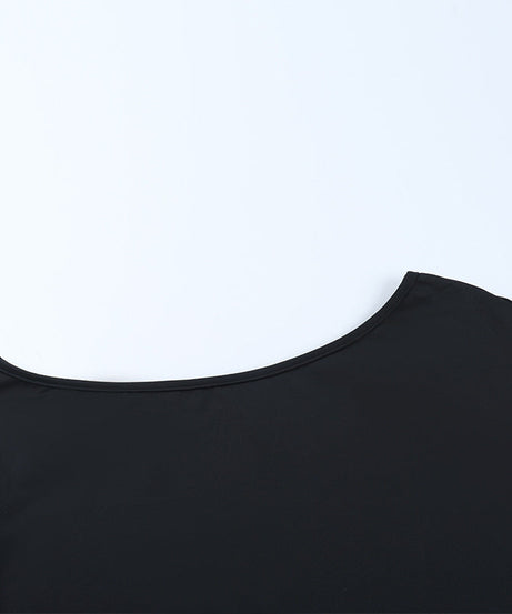 Chic One-Shoulder Long Sleeve Mini Dress with Belt - Your Go-To Fall & Holiday Party Essential