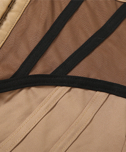 Enchanting Off-Shoulder Corset Ruffle Mini Dress - Whimsical Fall Party & Halloween Style