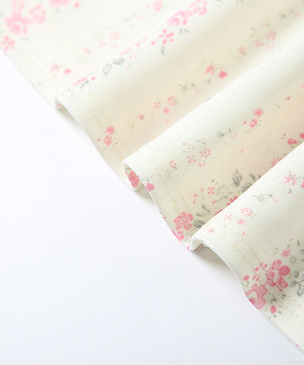 Enchanted Bloom Corset Bodice Maxi Dress - Romantic Pink Floral for Fall Gatherings