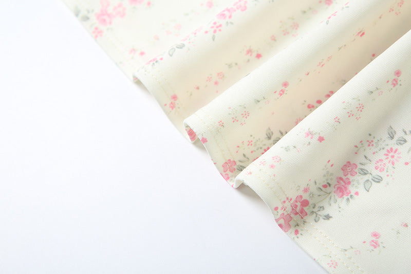 Enchanted Bloom Corset Bodice Maxi Dress - Romantic Pink Floral for Fall Gatherings