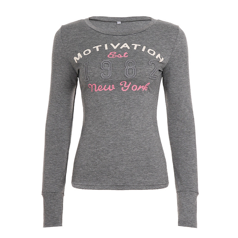 Motivation Est. 1982 New York Women's Long Sleeve Top – Cozy Fall Essential