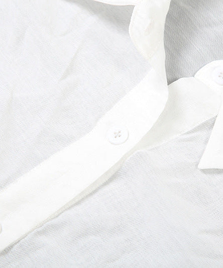 Elevated White Twist-Front Tunic Shirt Dress | Effortless Fall & Holiday Style