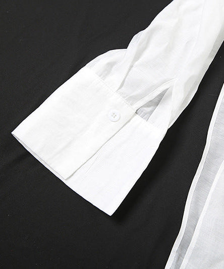 Elevated White Twist-Front Tunic Shirt Dress | Effortless Fall & Holiday Style