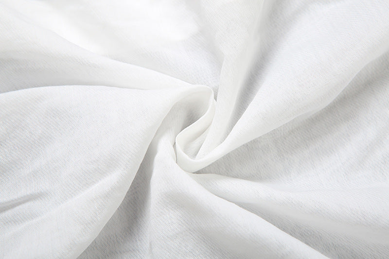 Elevated White Twist-Front Tunic Shirt Dress | Effortless Fall & Holiday Style