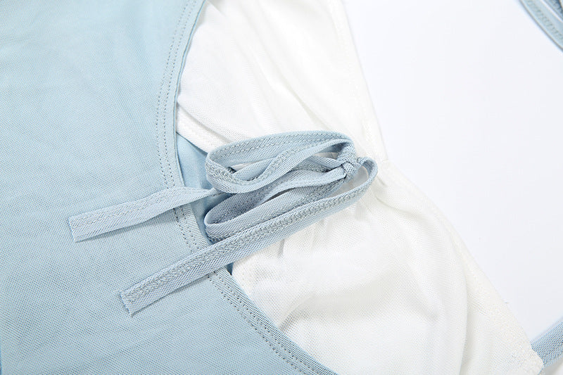 Fall Soirée Luxe: Blush Halter Maxi Dress & Sheer Bolero Set | Elegant Party & Resort Wear