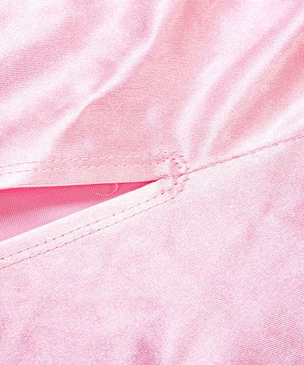 Glamorous Pink Feather Trim Halter Maxi Dress - Your Go-To for Holiday Parties & Elegant Evenings