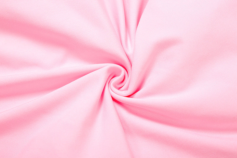 Sparkle & Bloom Pink Glitter Floral Mini Dress - Bodycon Party Glam for Fall Events