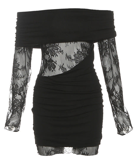 Stunning White Off-Shoulder Lace Ruched Bodycon Mini Dress | Fall & Holiday Party Ready