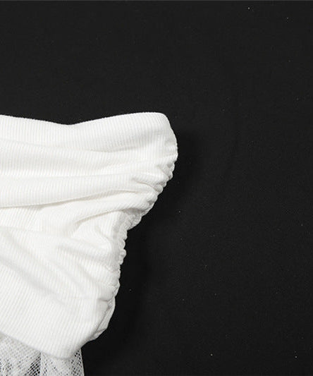 Stunning White Off-Shoulder Lace Ruched Bodycon Mini Dress | Fall & Holiday Party Ready