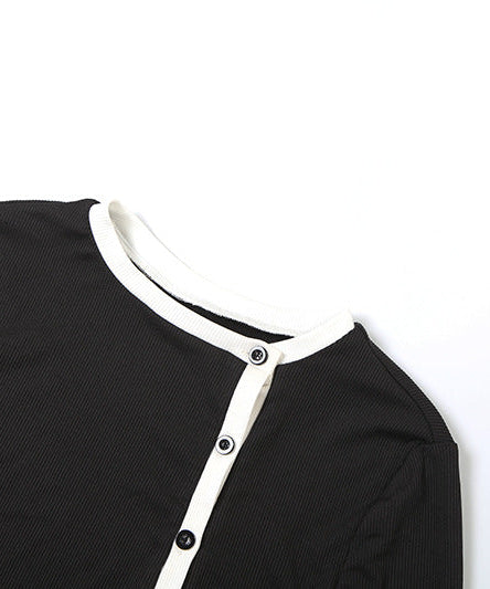 Effortless Fall Elegance: Ribbed Knit Long Sleeve Top & Maxi Skirt Co-ord Set