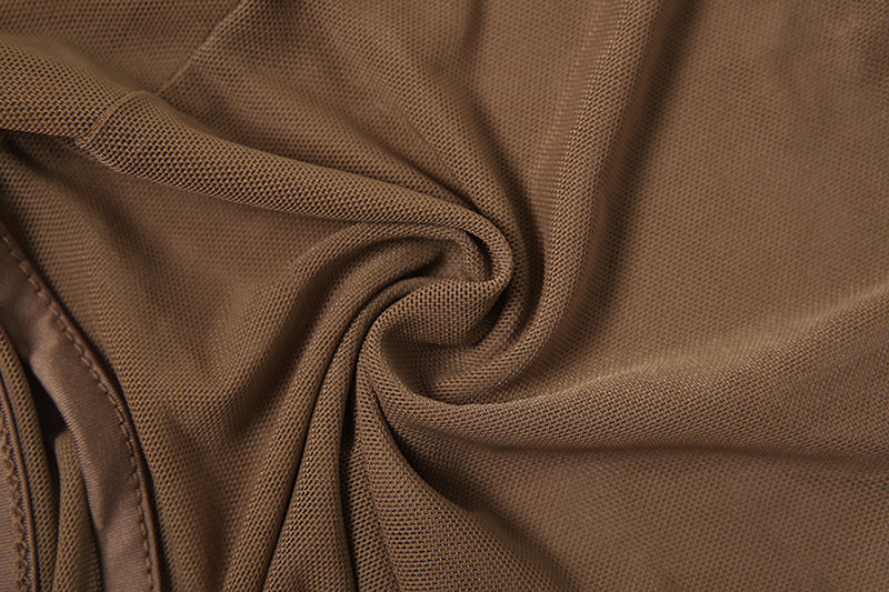 Sculpting Mesh Corset Cami Bodysuit - Fall's Must-Have for Edgy Chic Nights