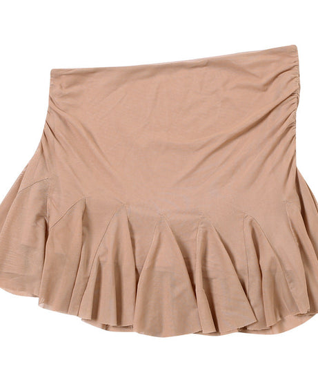 Autumn Glow Ruched Ruffle Mini Skirt - Women's Trendy Fall Fashion & Party Wear