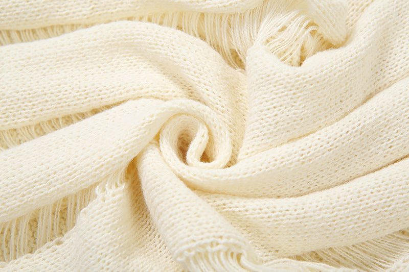 Sleek & Chic Fall Nights: Women's Backless Knit Hollow Out Maxi Dress